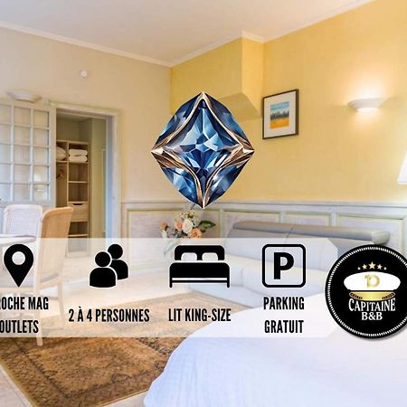 Le Saphir - Confort - Proche Mag Outlet Troyes - Parking Gratuit Pont-Sainte-Marie Esterno foto